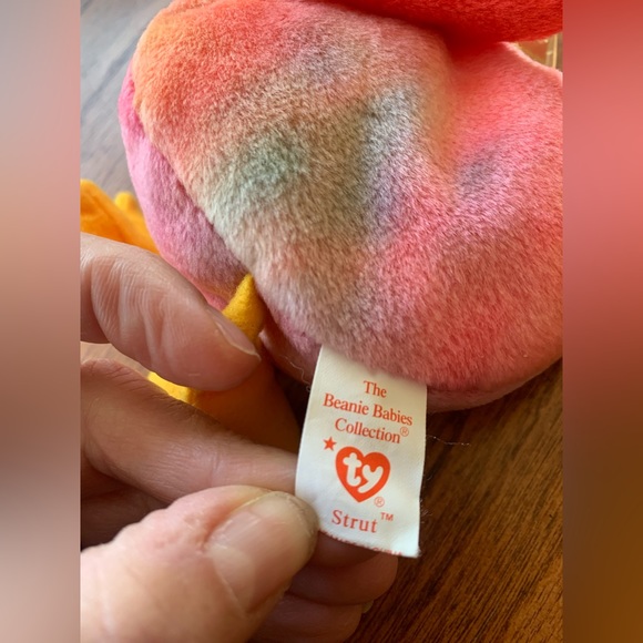 Original VINTAGE 1996 Strut Ty Beanie Baby - Picture 3 of 6